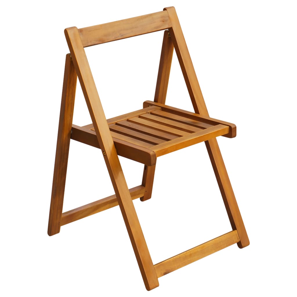 Klappstoler 2 stk heltre akasie