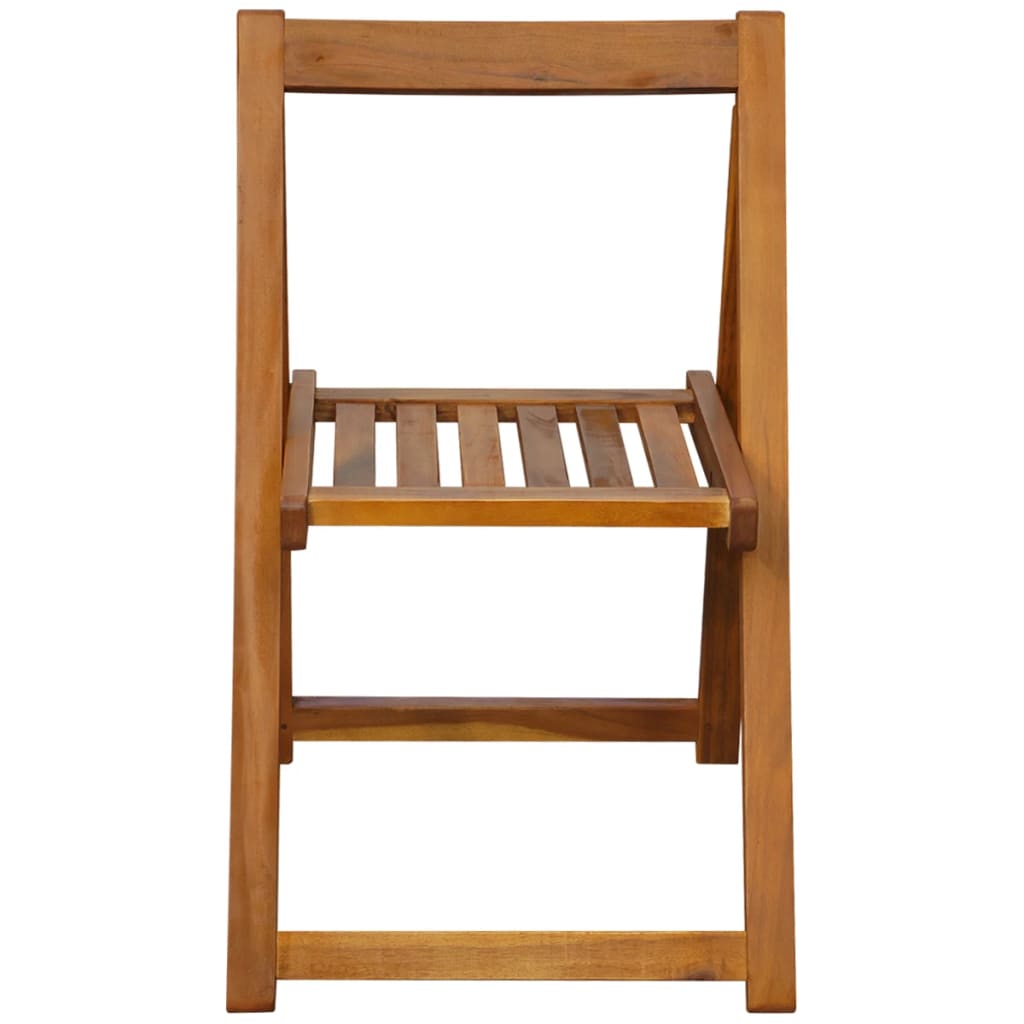 Klappstoler 2 stk heltre akasie
