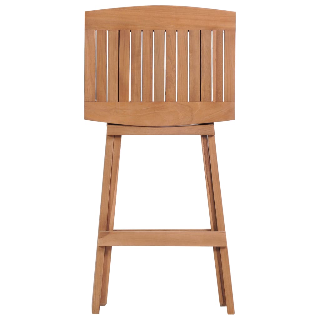 Foldbare barkrakker 2 stk heltre teak