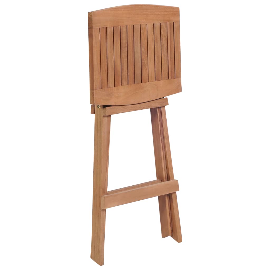 Foldbare barkrakker 2 stk heltre teak