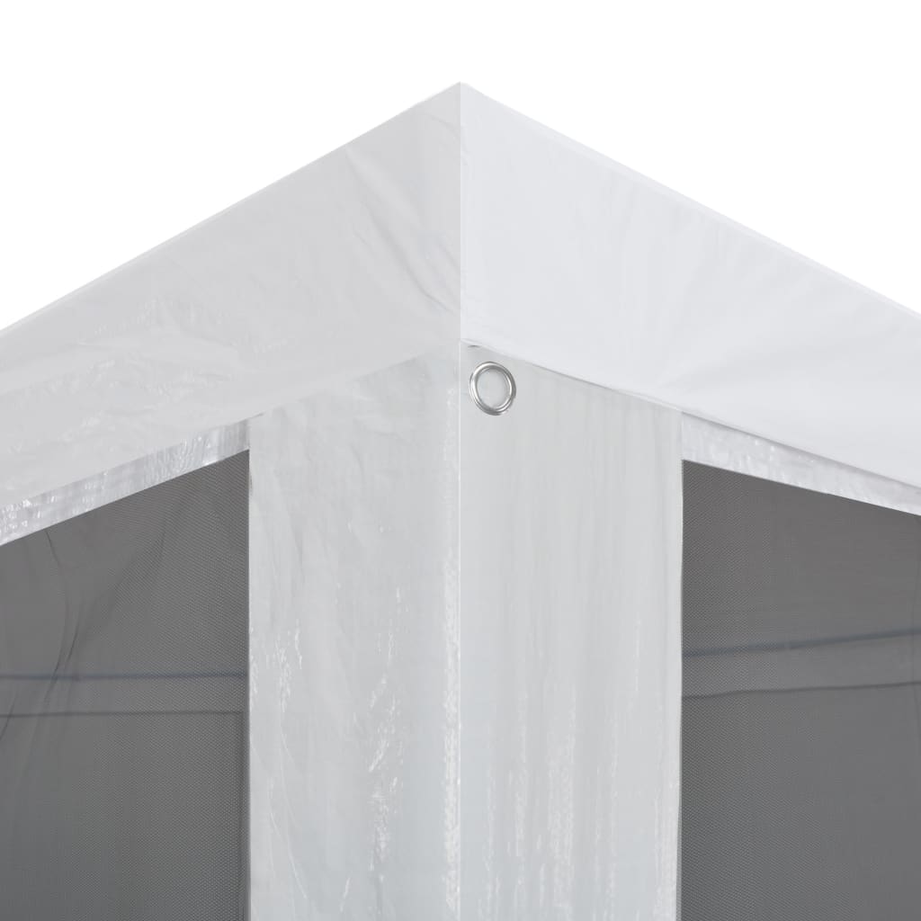 Festtelt med 4 sidevegger av netting 4x3 m