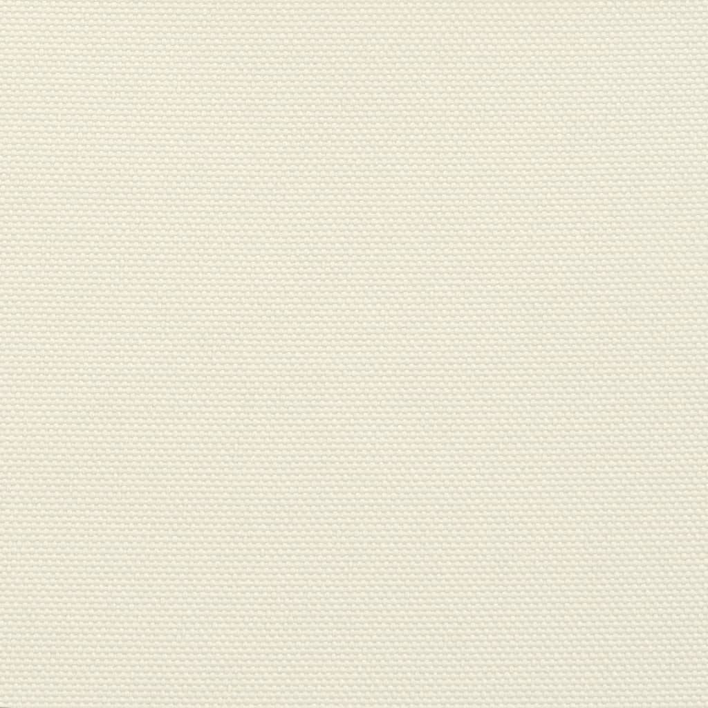Solseil oxfordstoff trekantet 3,6x3,6x3,6 m kremhvit