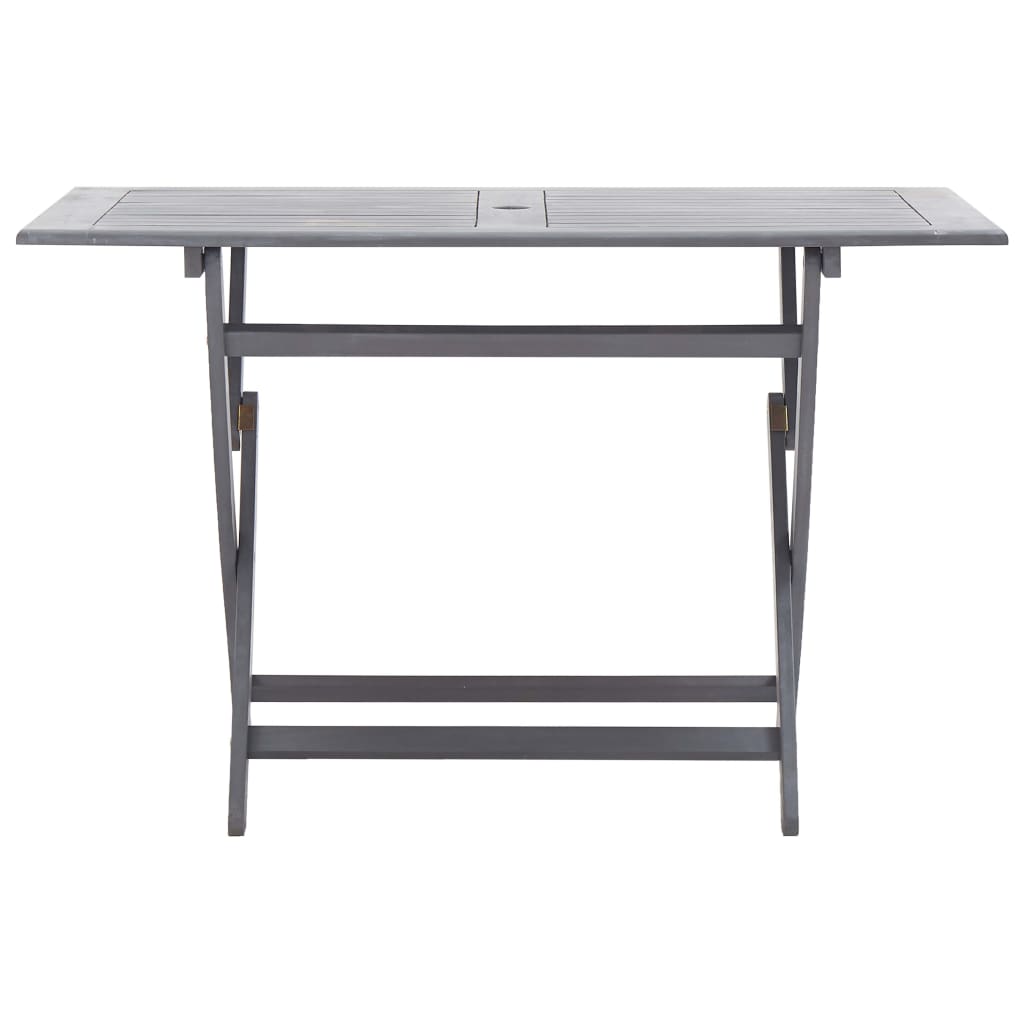 Sammenleggbart hagebord 120x70x75 cm heltre akasie