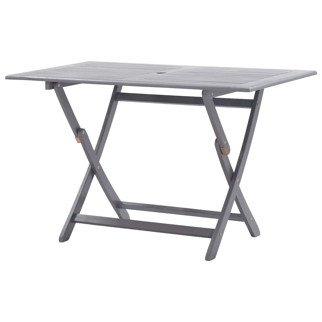 Sammenleggbart hagebord 120x70x75 cm heltre akasie