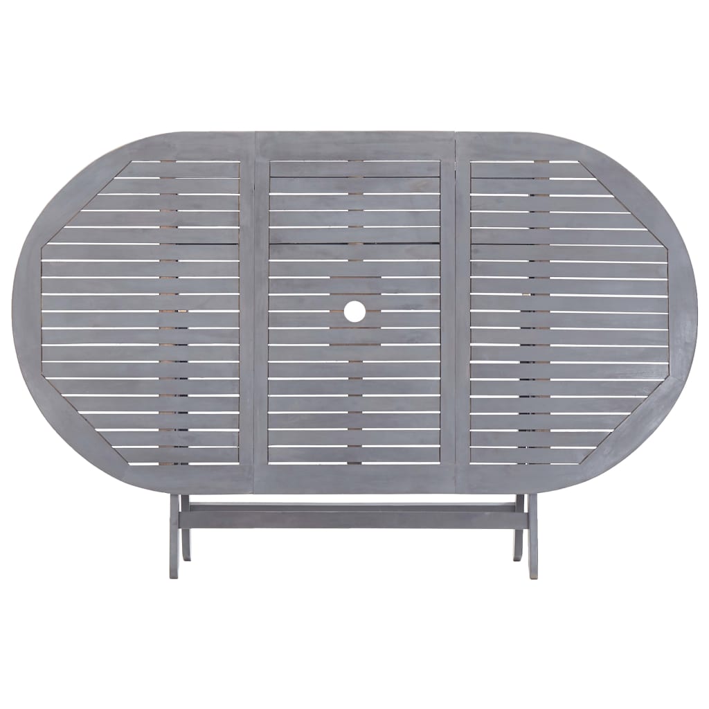 Sammenleggbart hagebord 160x85x75 cm heltre akasie
