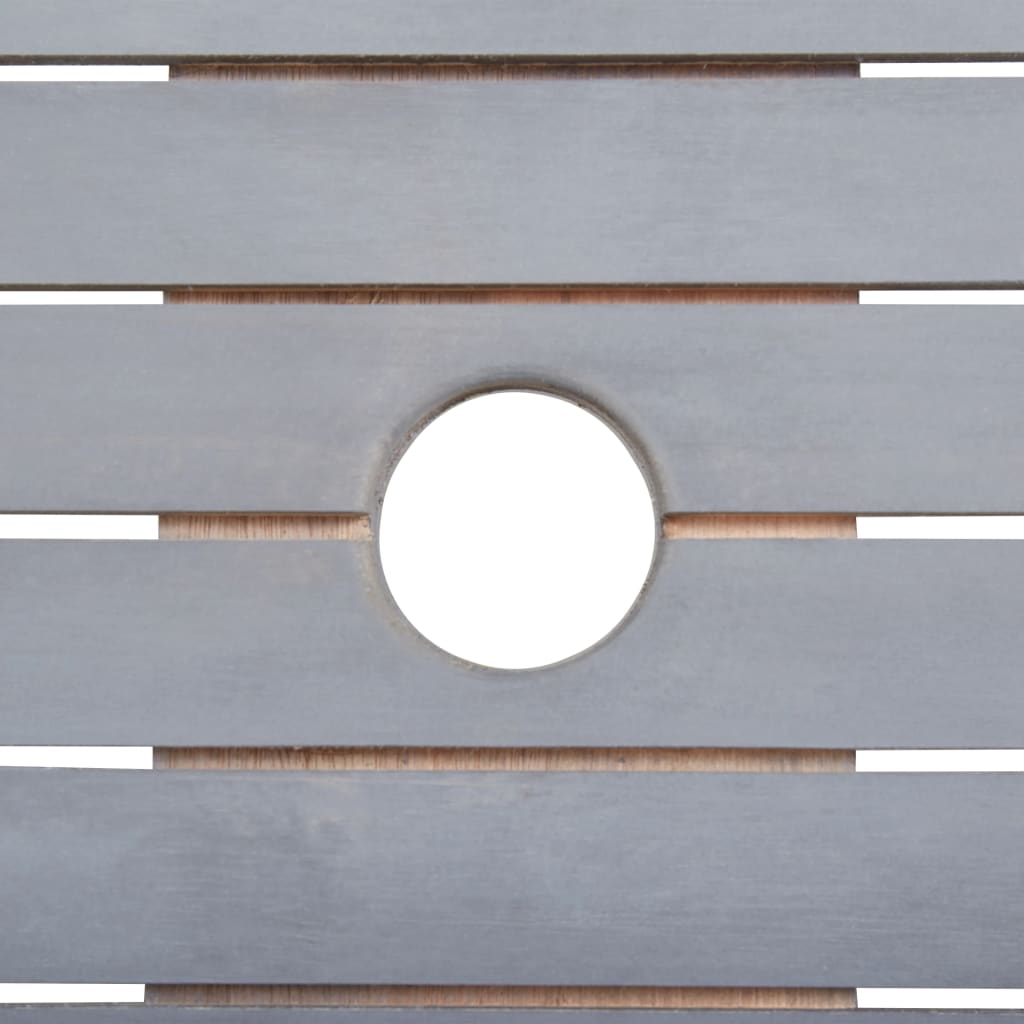 Sammenleggbart hagebord 160x85x75 cm heltre akasie