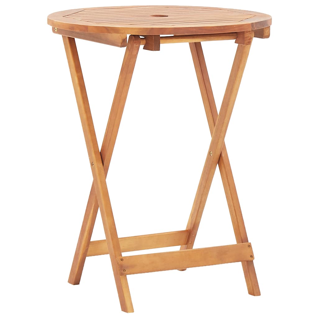 Sammenleggbart hagebord 60x75 cm heltre akasie
