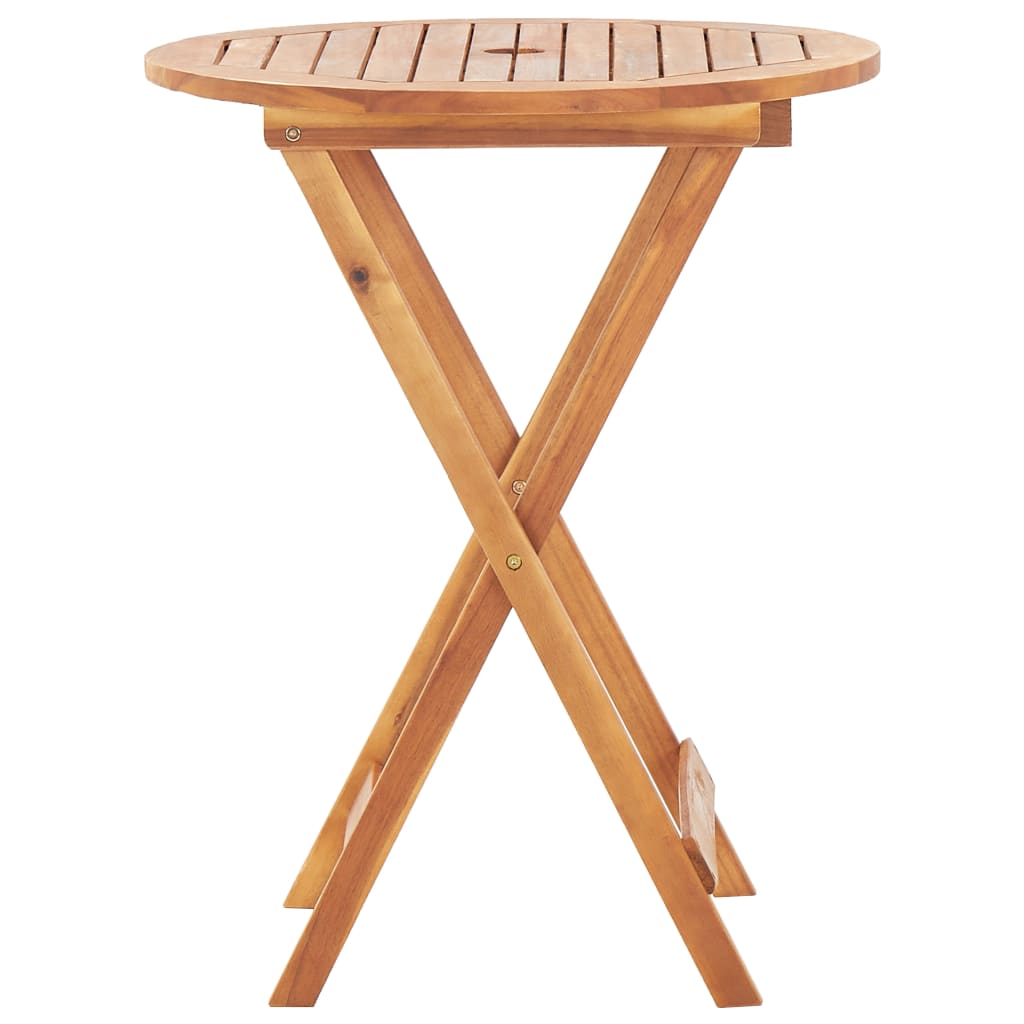 Sammenleggbart hagebord 60x75 cm heltre akasie