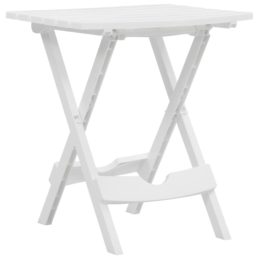 Sammenleggbart hagebord 44,5x38,5x50 cm hvit
