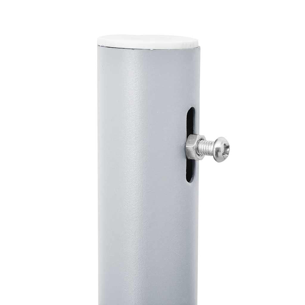 Uttrekkbar sidemarkise 100x600 cm kremhvit