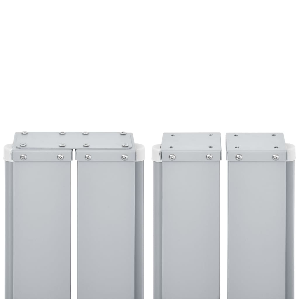 Uttrekkbar sidemarkise 100x600 cm brun