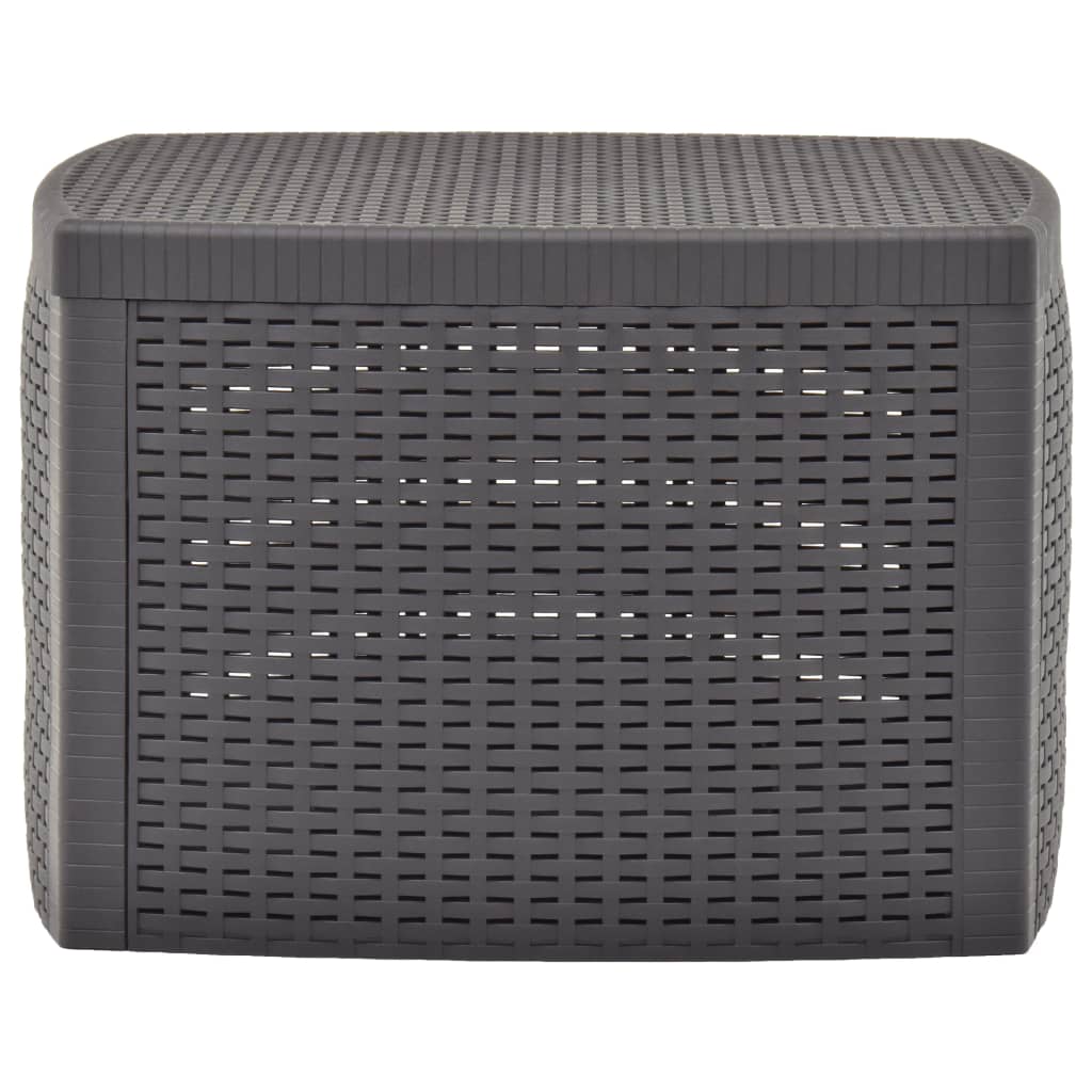 Sidebord mocca 54x54x36,5 cm plast