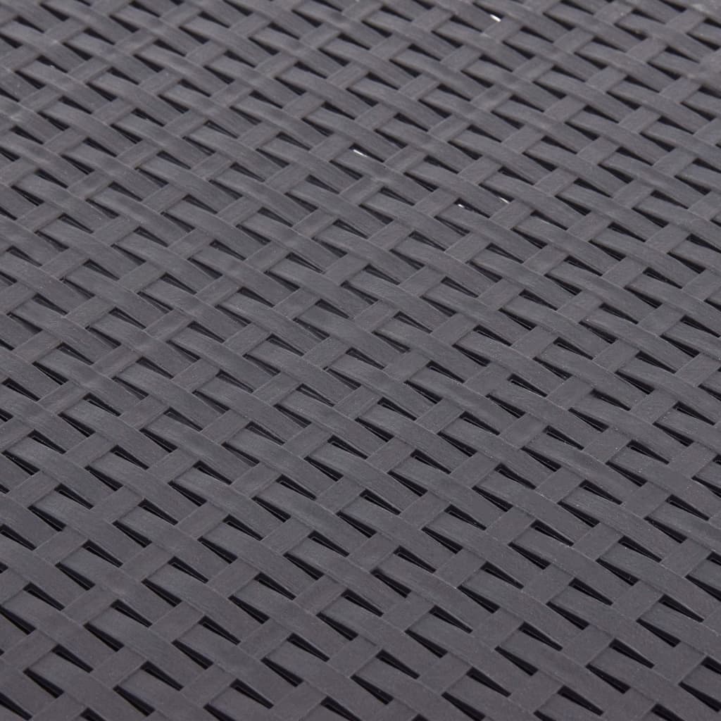Sidebord mocca 54x54x36,5 cm plast