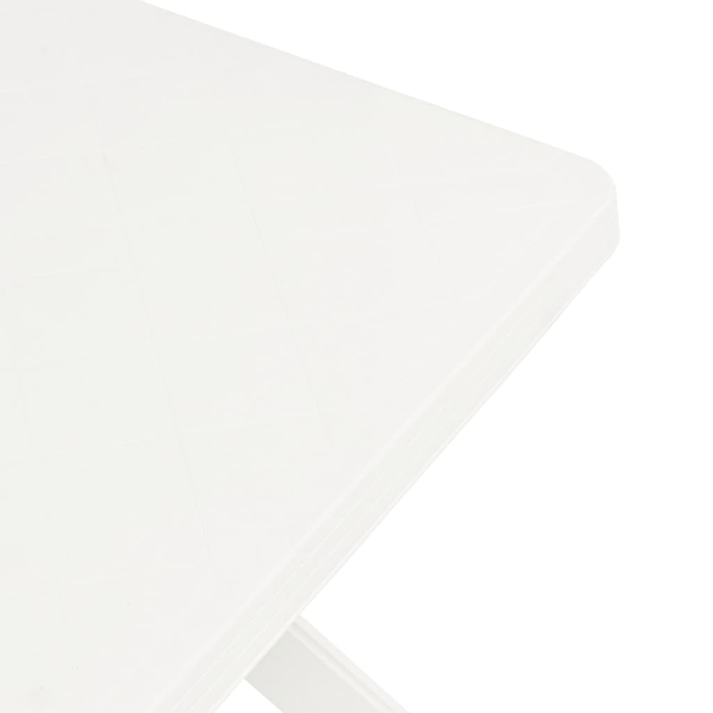 Bistrobord hvit 70x70x72 cm plast