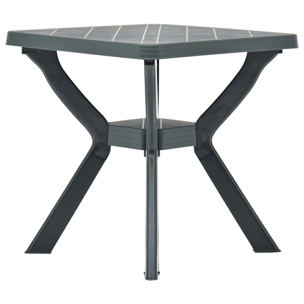 Bistrobord grønn 70x70x72 cm plast