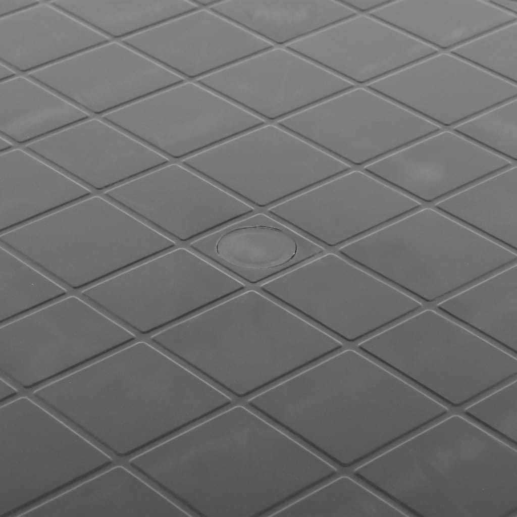 Hagebord antrasitt 89 cm plast