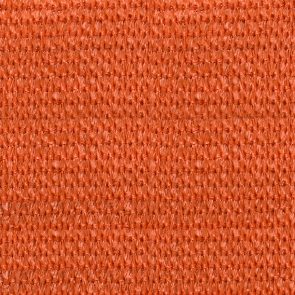 Solseil 160 g/m² oransje 2,5x2,5 m HDPE