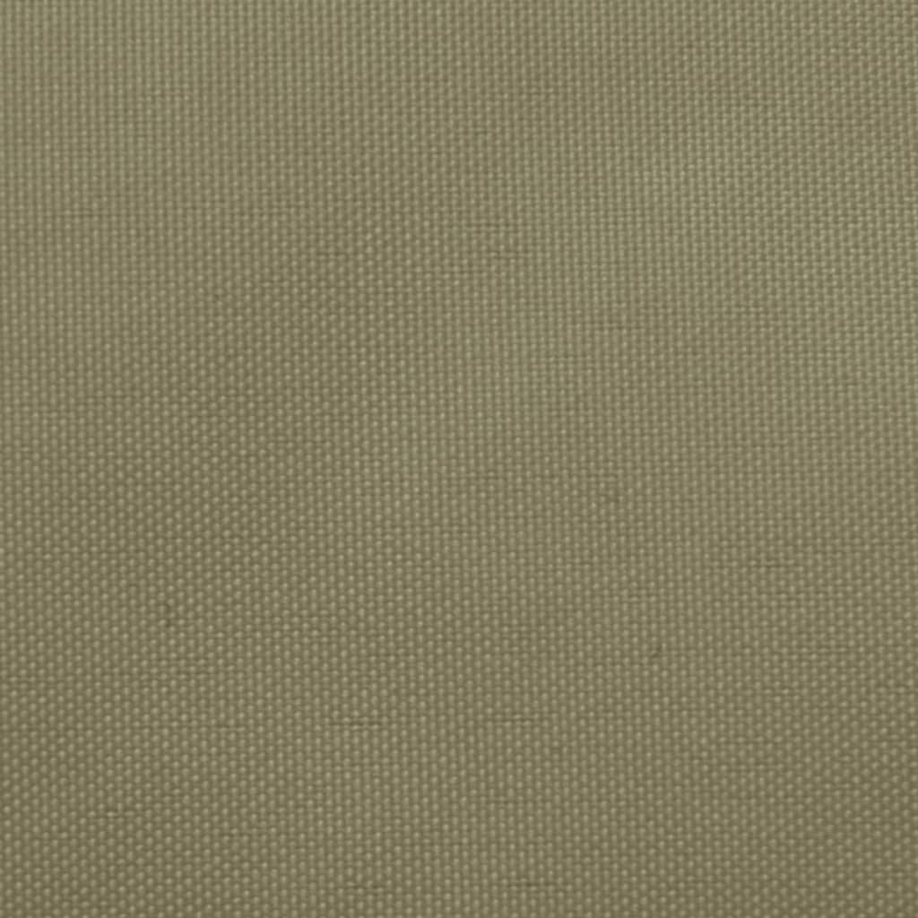 Solseil oxfordstoff trapesformet 3/4x3 m beige