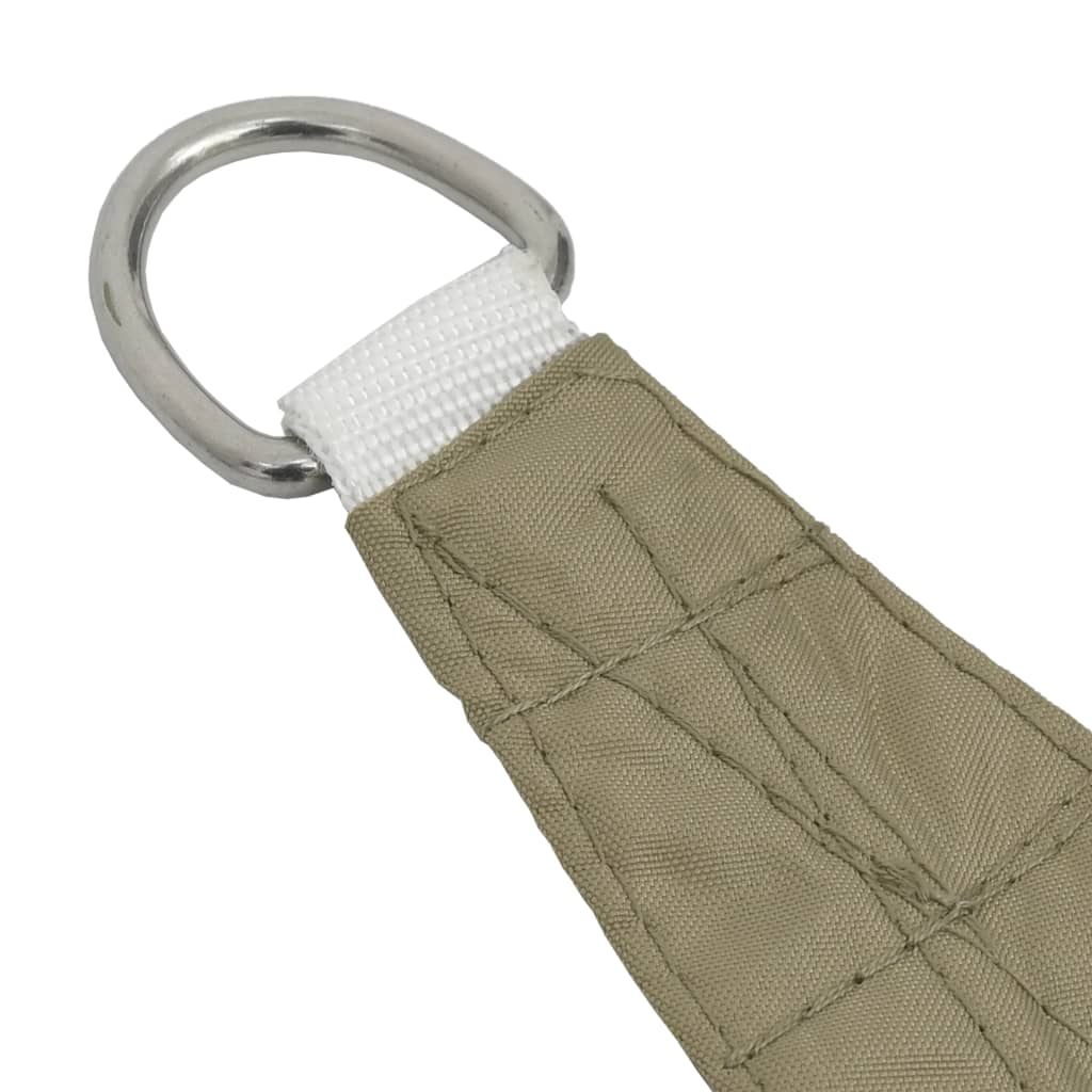 Solseil oxfordstoff trapesformet 3/4x3 m beige