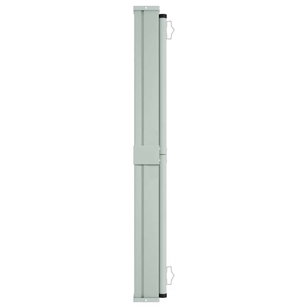 Uttrekkbar sidemarkise 600x160 cm kremhvit