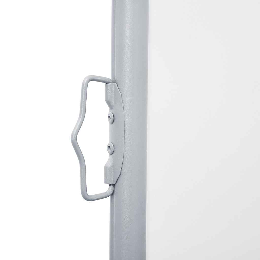 Uttrekkbar sidemarkise 170x1200 cm kremhvit