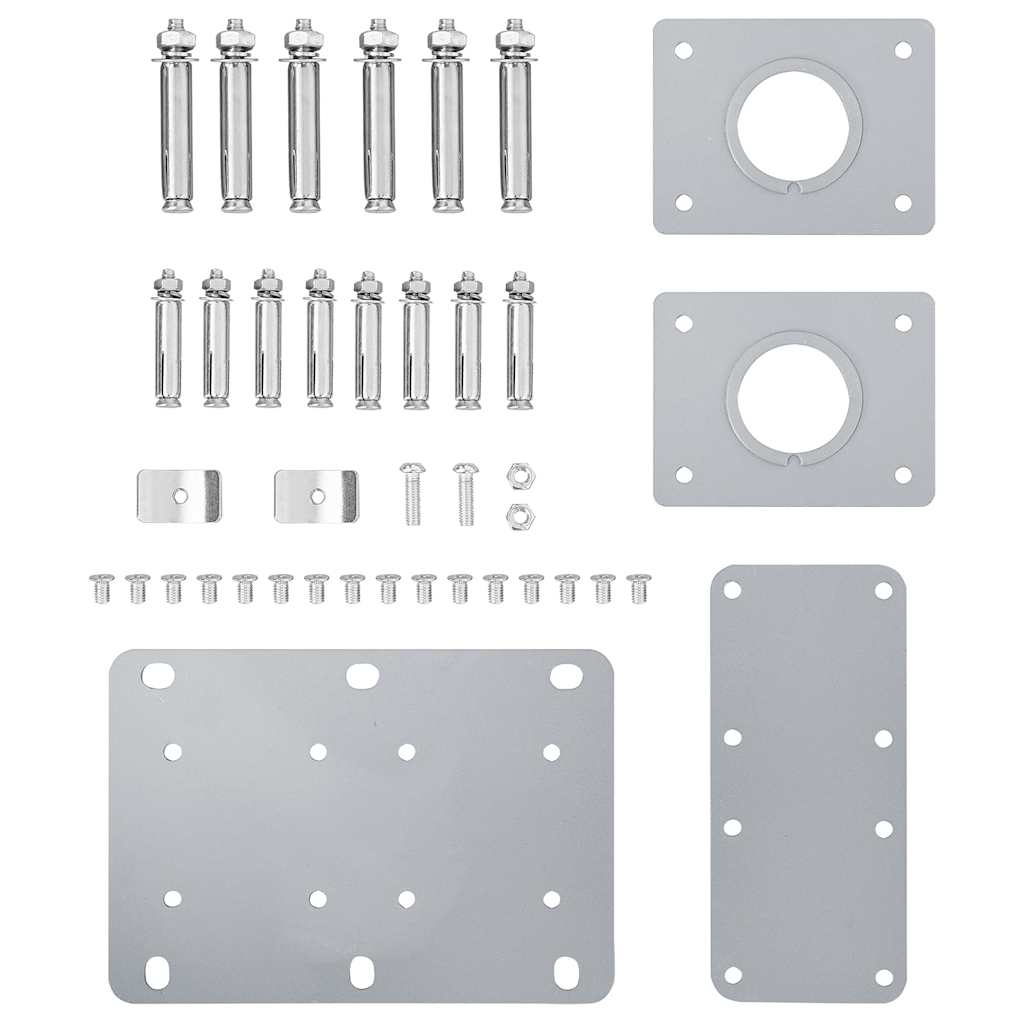 Uttrekkbar sidemarkise 170x1200 cm kremhvit