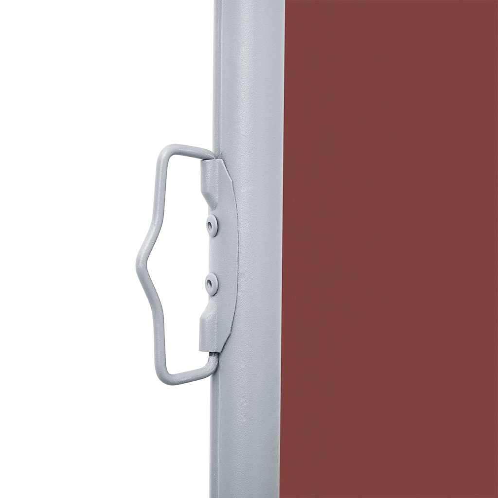 Uttrekkbar sidemarkise 170x1200 cm brun