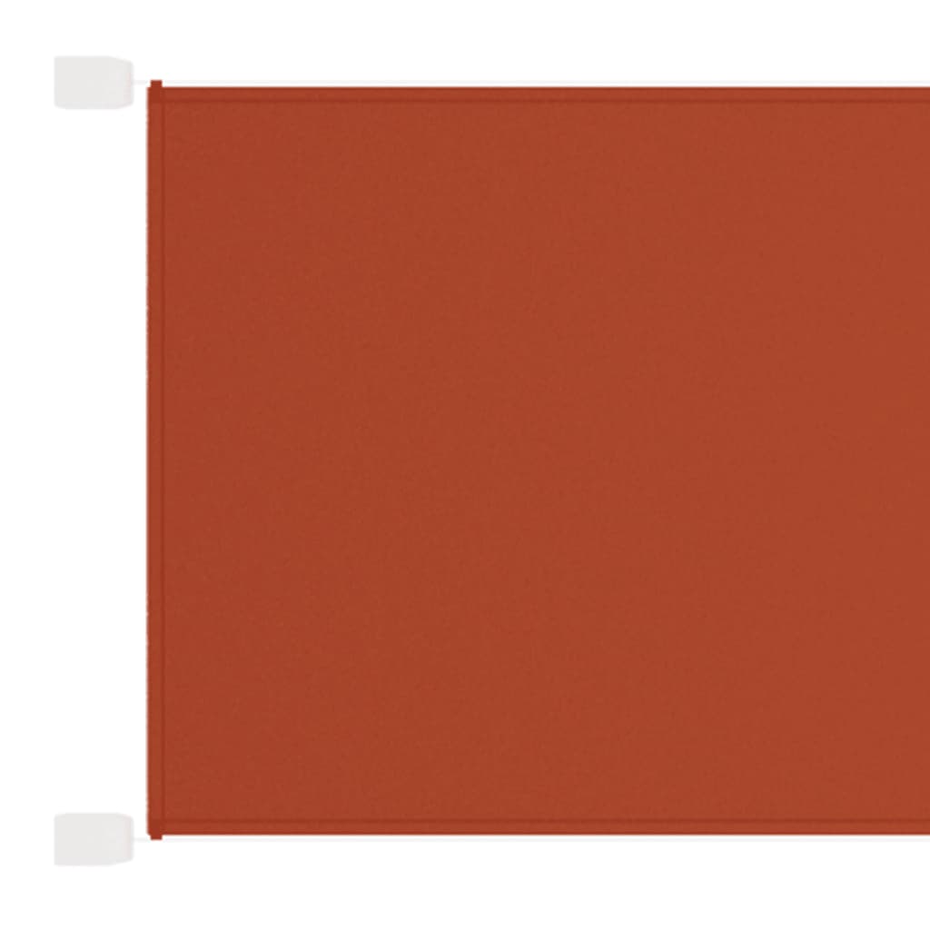 Vertikal markise terrakotta 100x1200 cm oxfordstoff