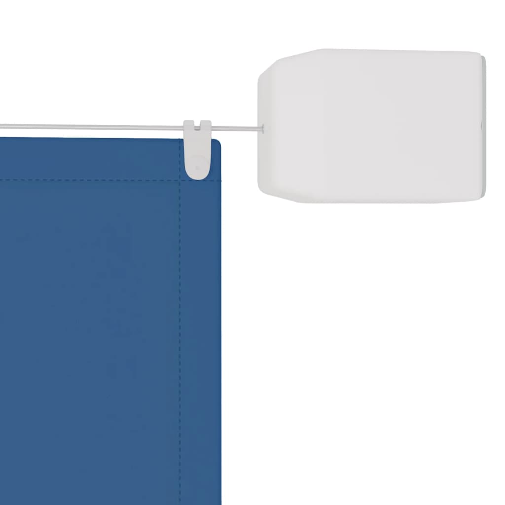 Vertikal markise blå 60x800 cm oxfordstoff