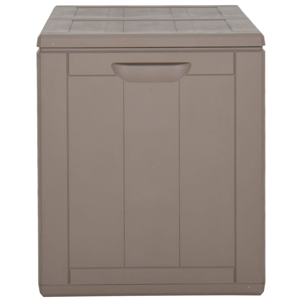Putekasse for hage 180 L brun PP-treutseende