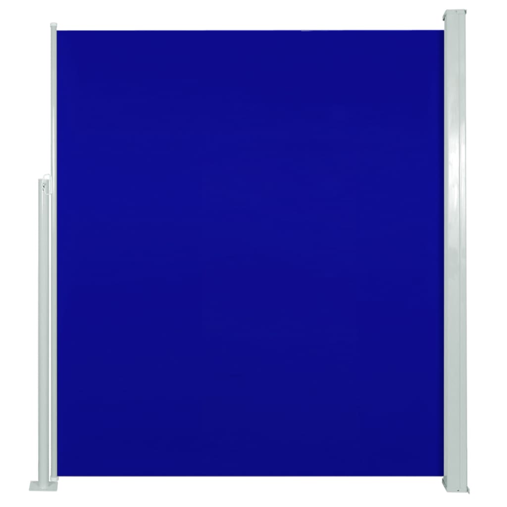 Uttrekkbar sidemarkise 160x300 cm blå