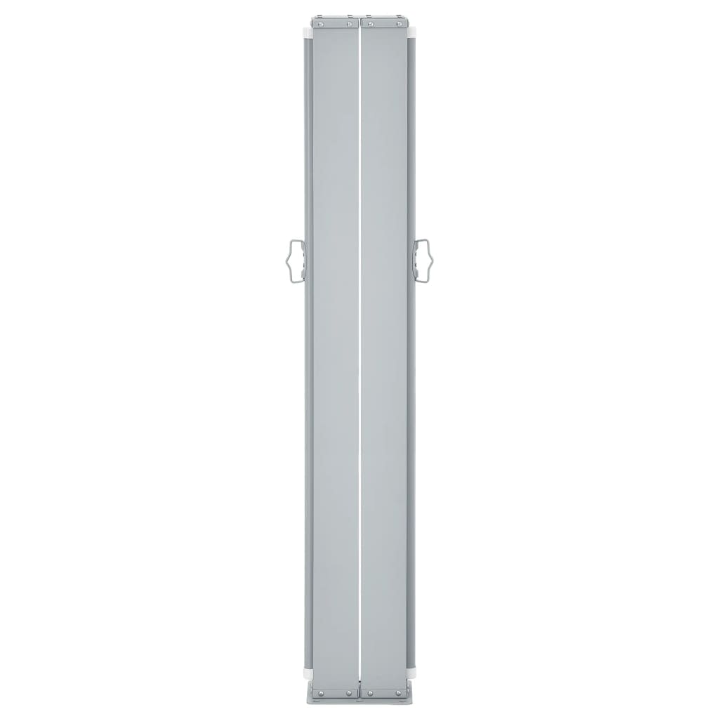 Uttrekkbar sidemarkise 140x600 cm rød