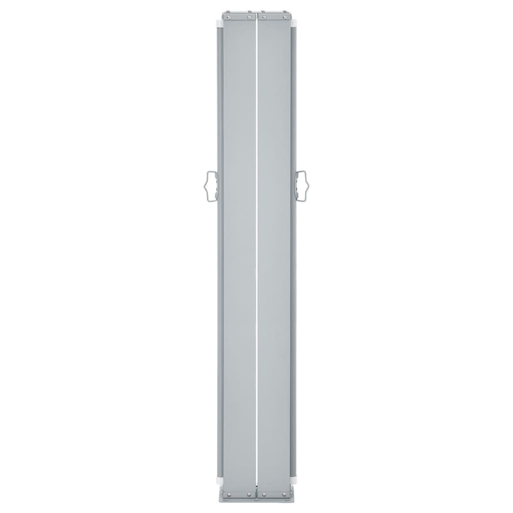 Uttrekkbar sidemarkise blå 160x600 cm