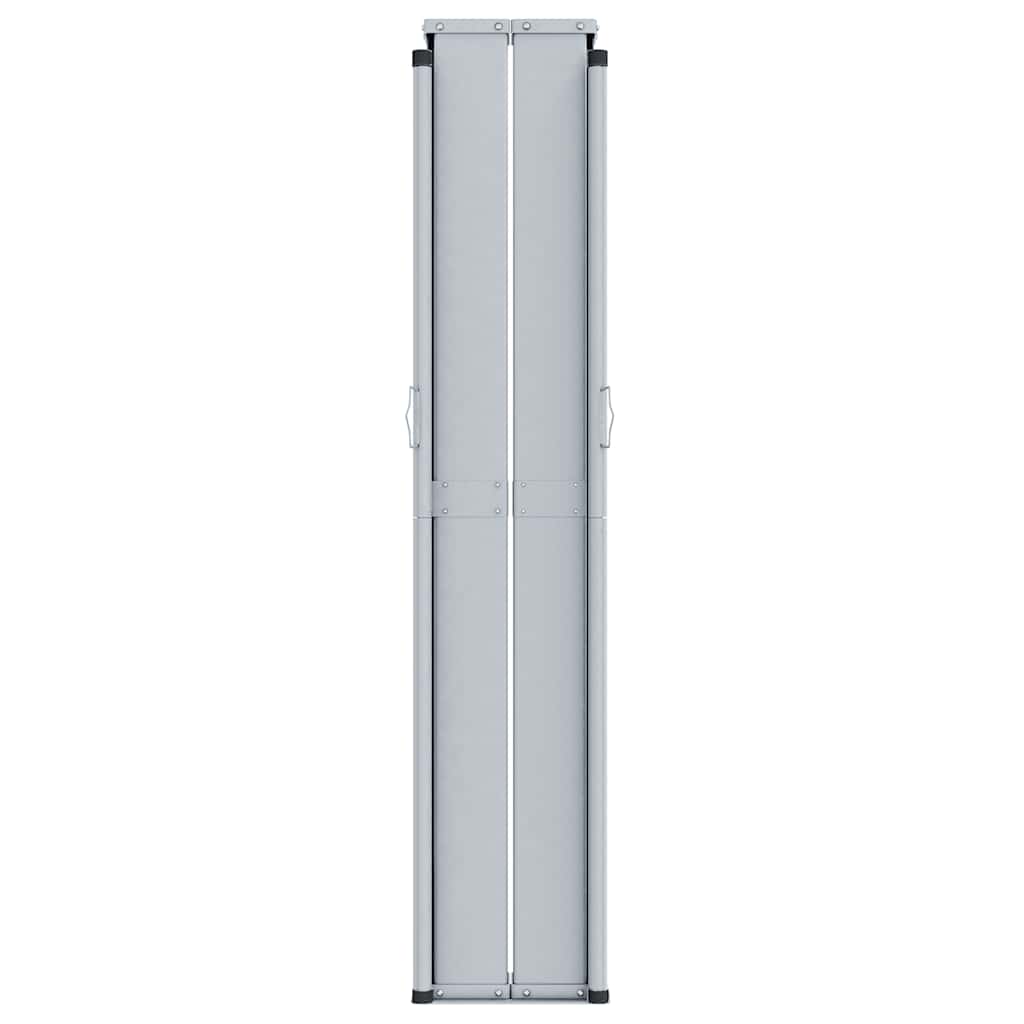 Uttrekkbar sidemarkise 200x600 cm brun