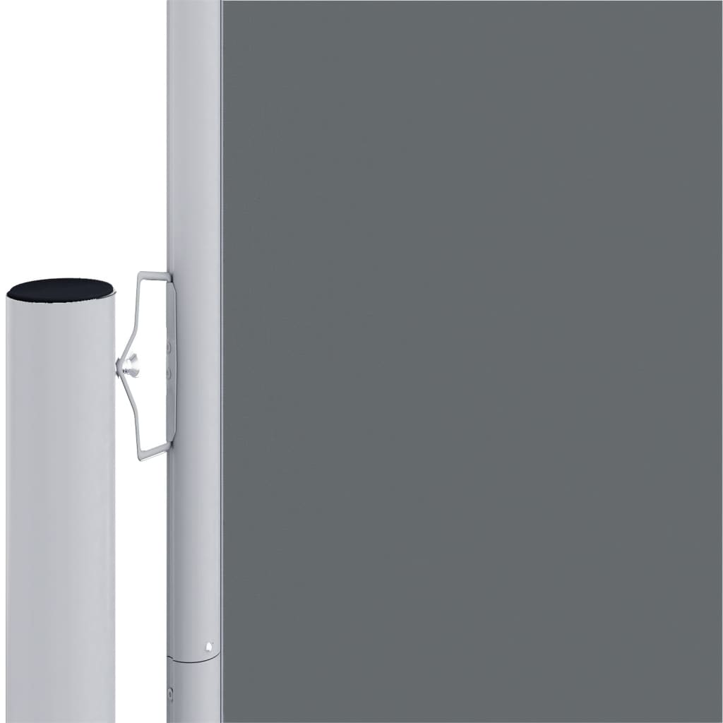Uttrekkbar sidemarkise 200x1200 cm antrasitt