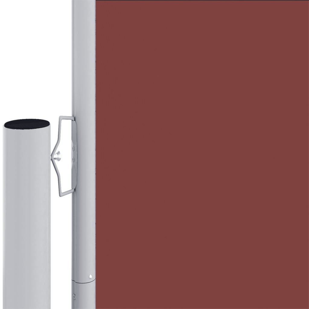 Uttrekkbar sidemarkise 200x1200 cm brun