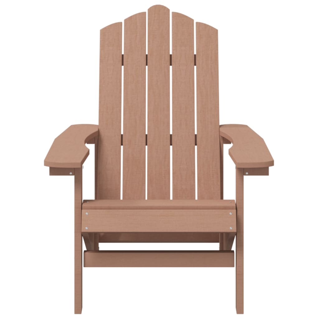 Adirondack hagestoler 2 stk HDPE brun