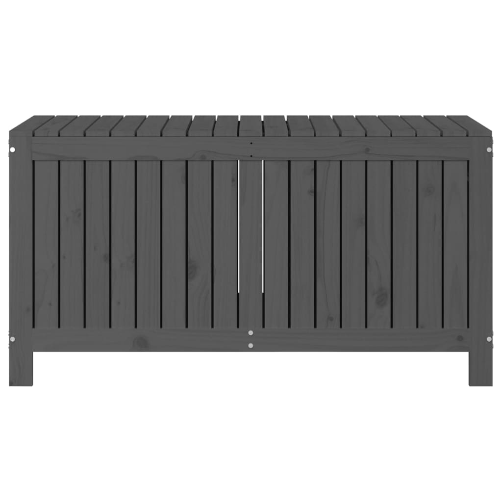 Putekasse grå 121x55x64 cm heltre furu