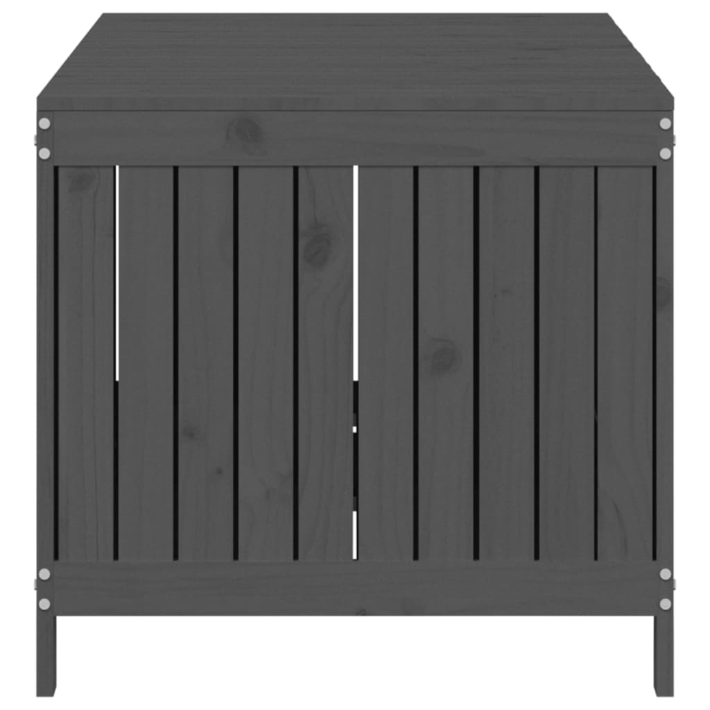 Putekasse grå 147x68x64 cm heltre furu