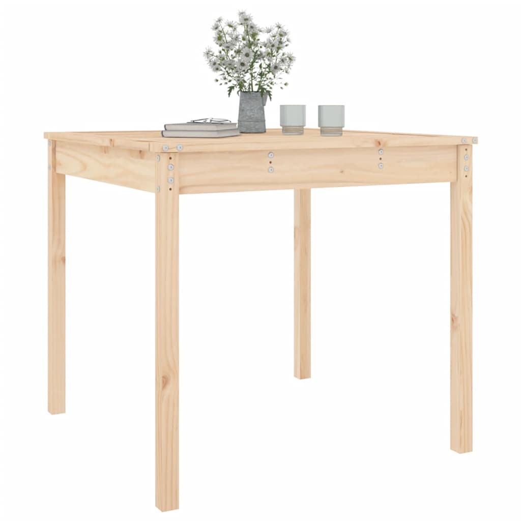Hagebord 82,5x82,5x76 cm heltre furu