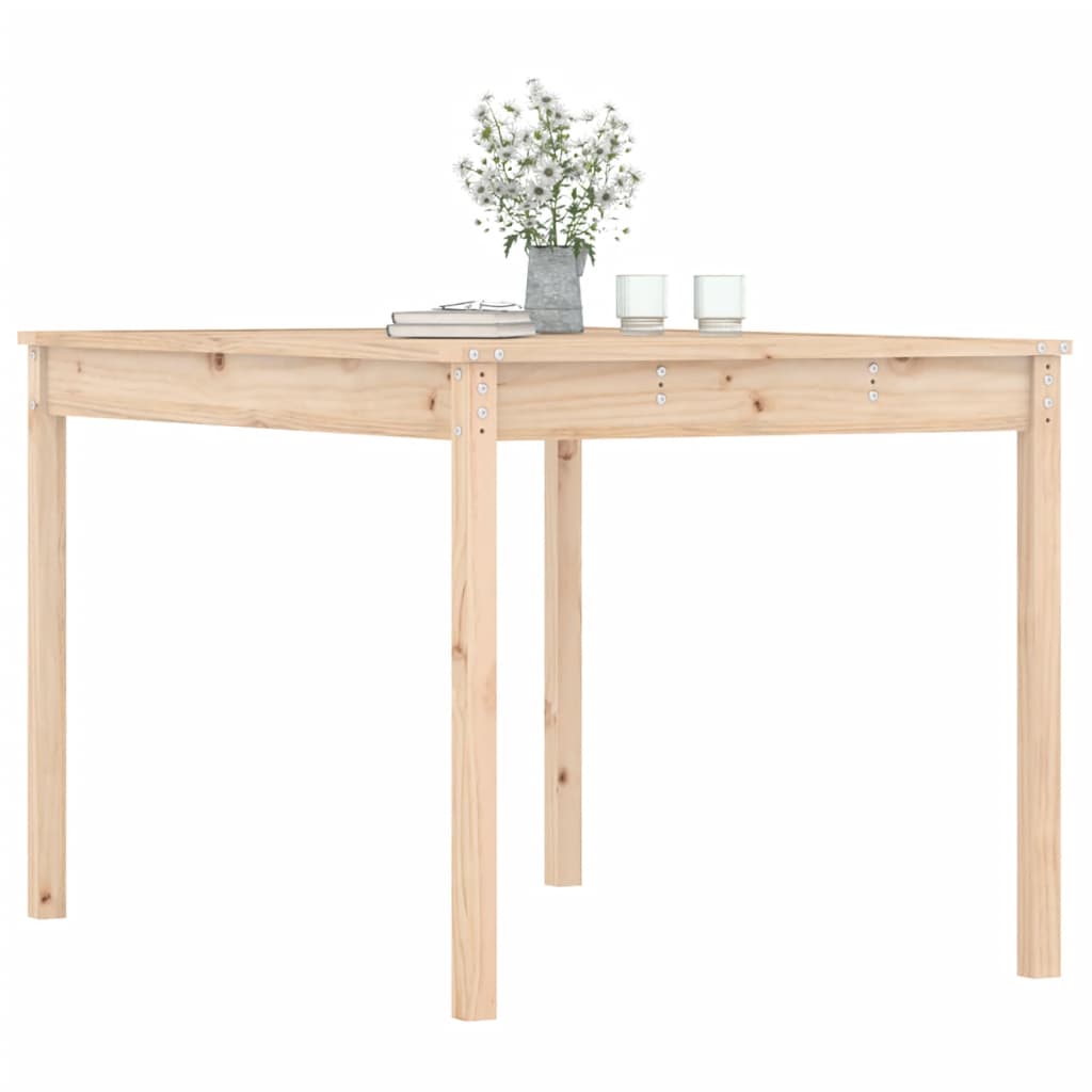 Hagebord 121x82,5x76 cm heltre furu