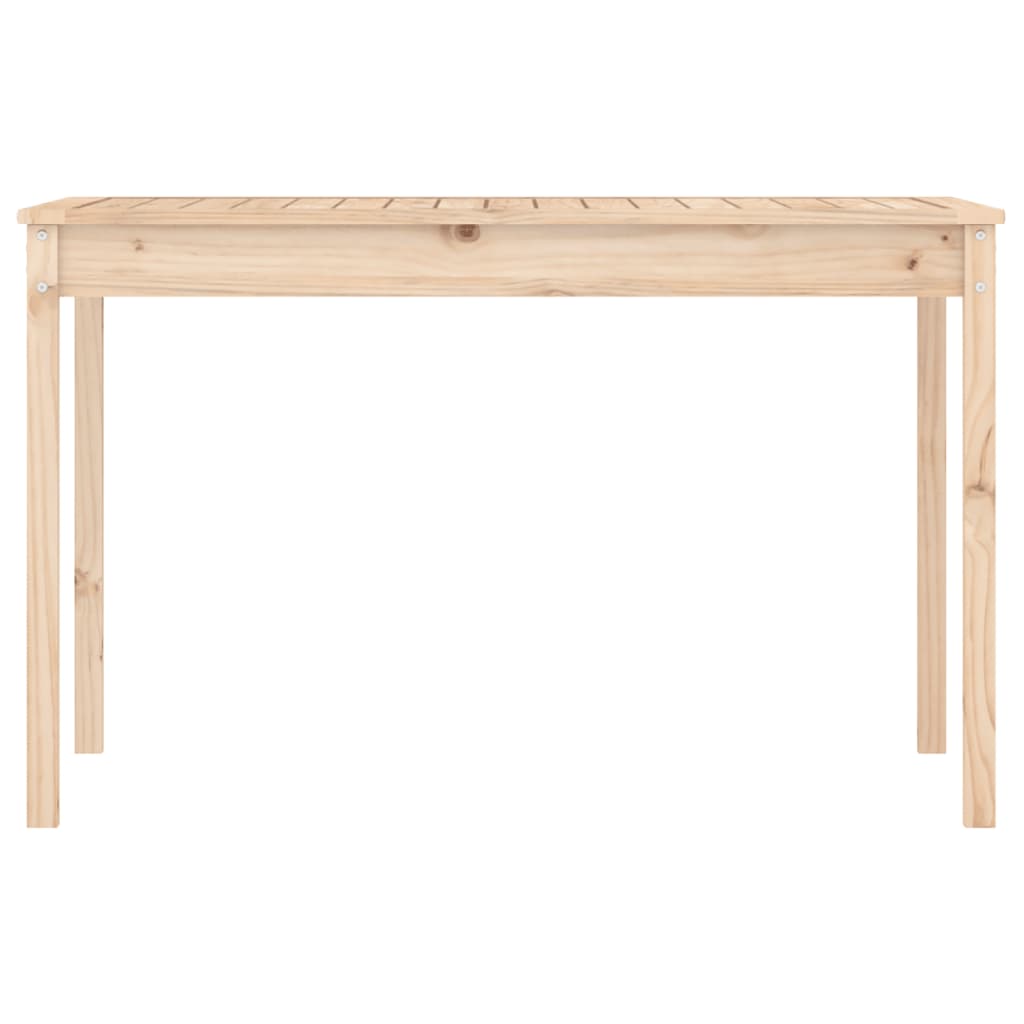 Hagebord 121x82,5x76 cm heltre furu