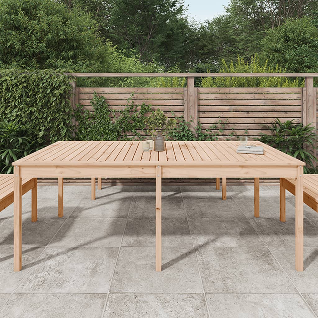 Hagebord 203,5x100x76 cm heltre furu