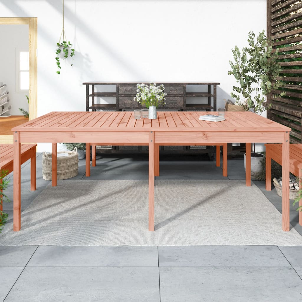 Hagebord 203,5x100x76 cm heltre douglasgran