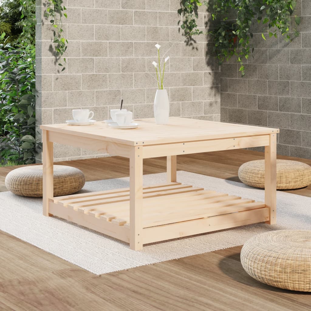 Hagebord 82,5x82,5x45 cm heltre furu