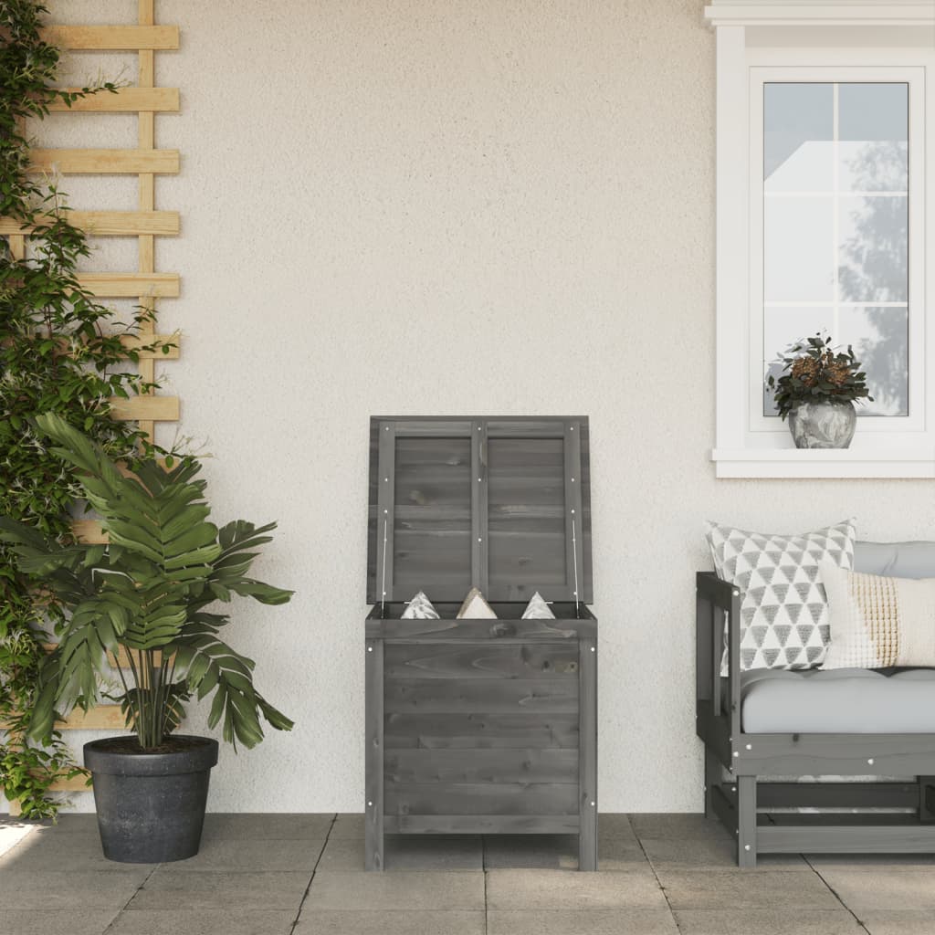 Putekasse antrasitt 50x49x56,5 cm heltre gran