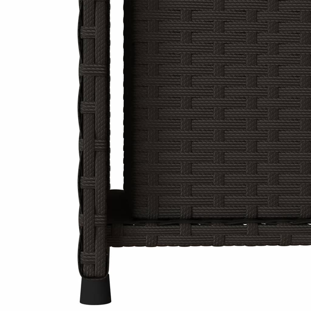 Putekasse svart 50x55x115 cm polyrotting