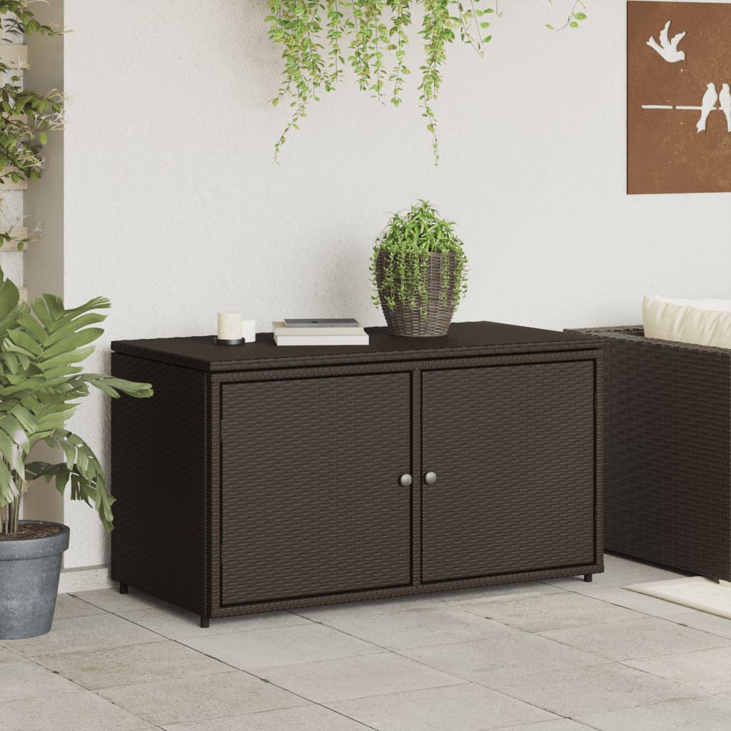 Putekasse brun 110x55x60,5 cm polyrotting