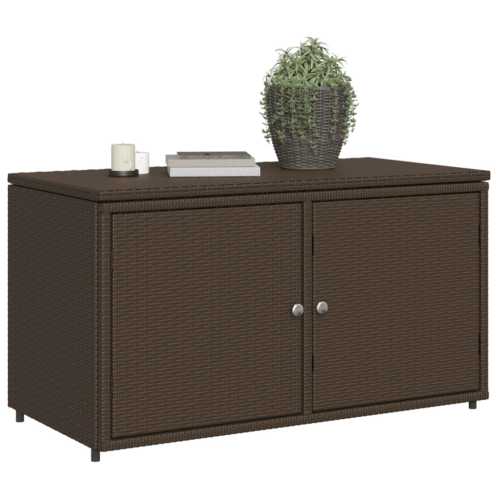 Putekasse brun 110x55x60,5 cm polyrotting
