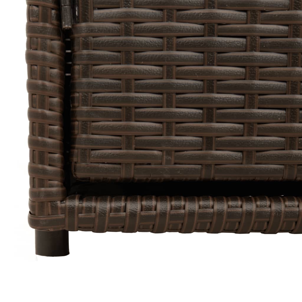 Putekasse brun 110x55x60,5 cm polyrotting